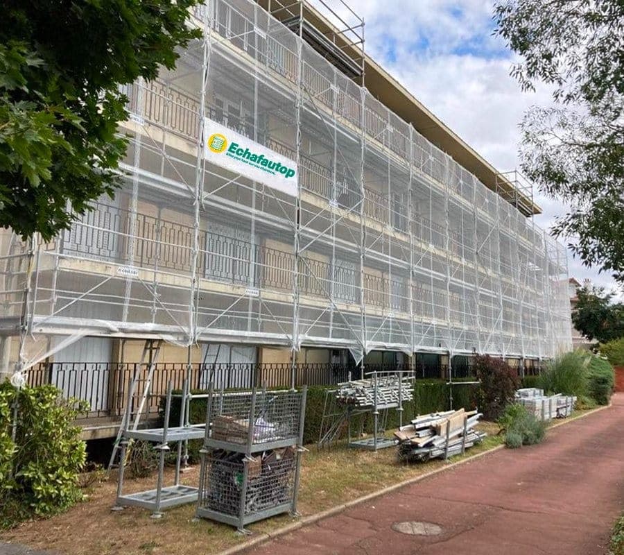 Location échafaudage fixe pour chantiers