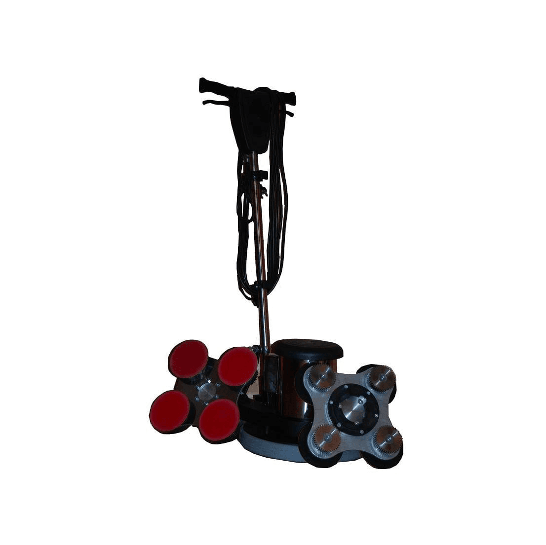Monobrosse pour parquets Quadro 4 plateaux