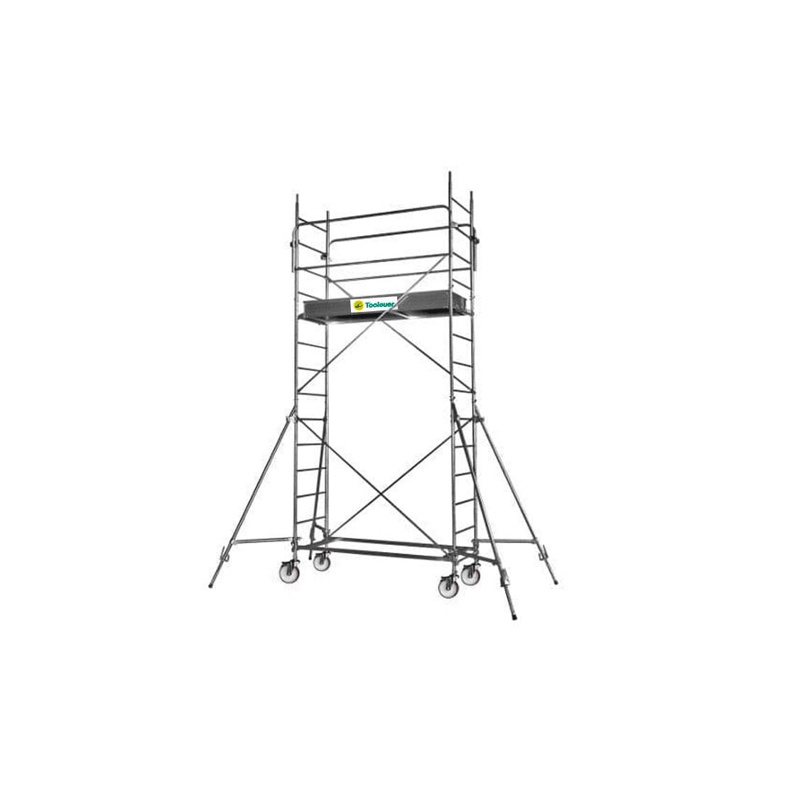 Échafaudage Roulant Aluminium 7,8 m – Spécial Escalier