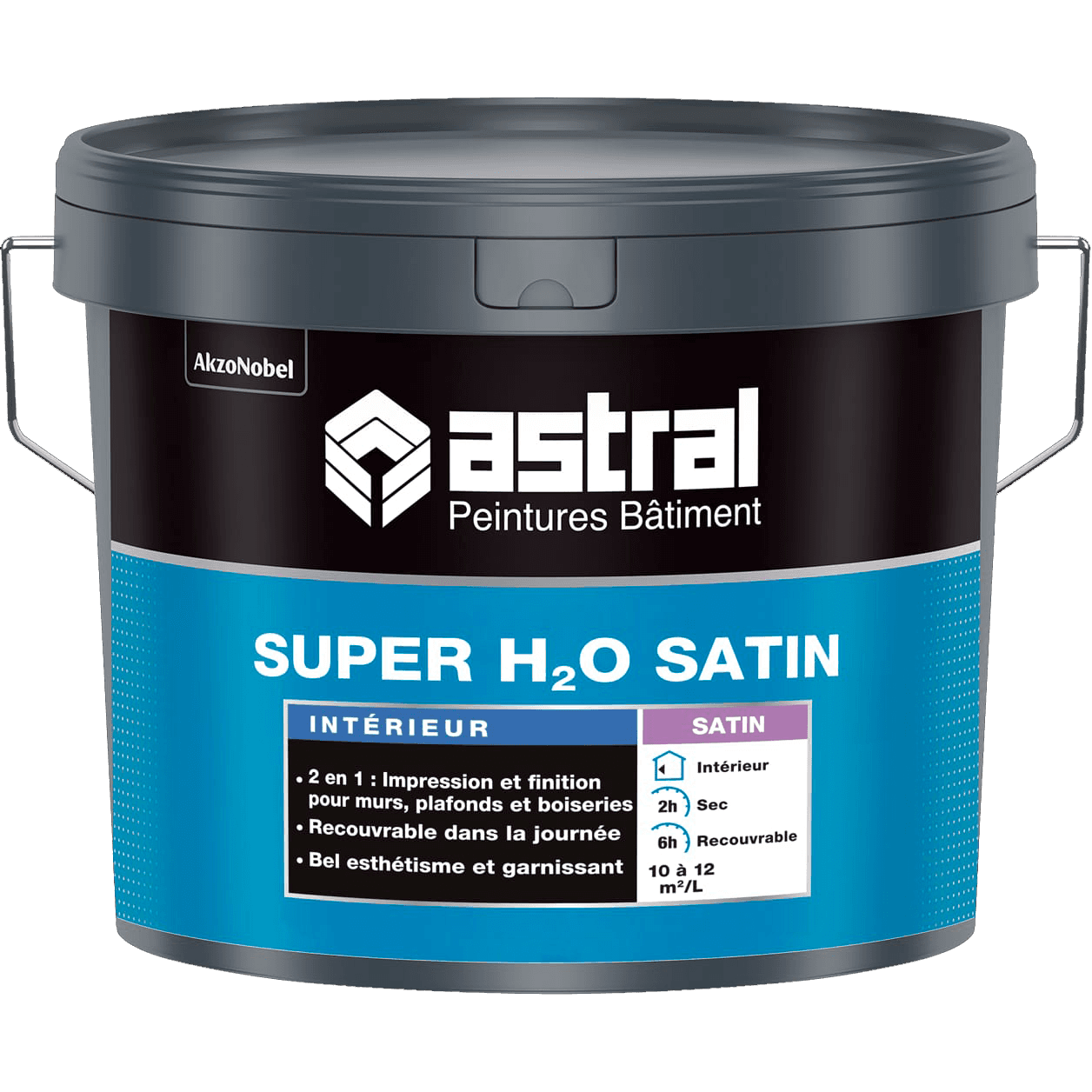 Peinture Laque Super H2O Satin Astral – Intérieur / Extérieur