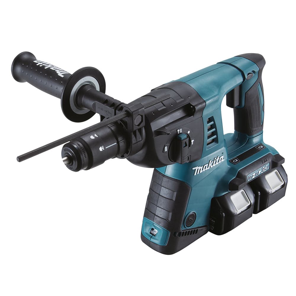 Perfo-burineur SDS-Plus LXT 36V (2x18V) Li-Ion 5Ah – 26 mm – MAKITA DHR264PT4J (4 batteries)