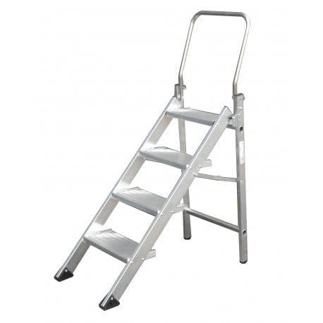 Marchepied Confort pliant 150 kg – marchepied professionnel avec garde-corps