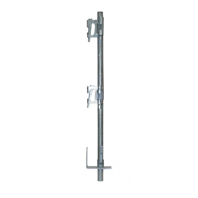 Garde-corps de réservation d’angle Ø40 – Hauteur 1,10 m – Bloqueur tournant (Galvanisé à chaud)