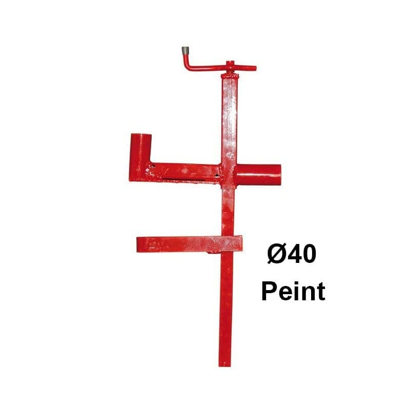 Pince seule pour garde-corps réversible – Ø25 ou Ø40 – version galvanisée ou peinte