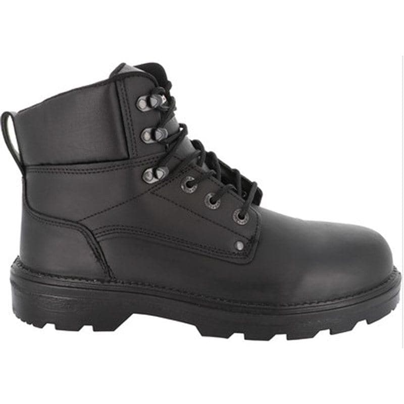Chaussures hautes cuir fleur type ranger S3