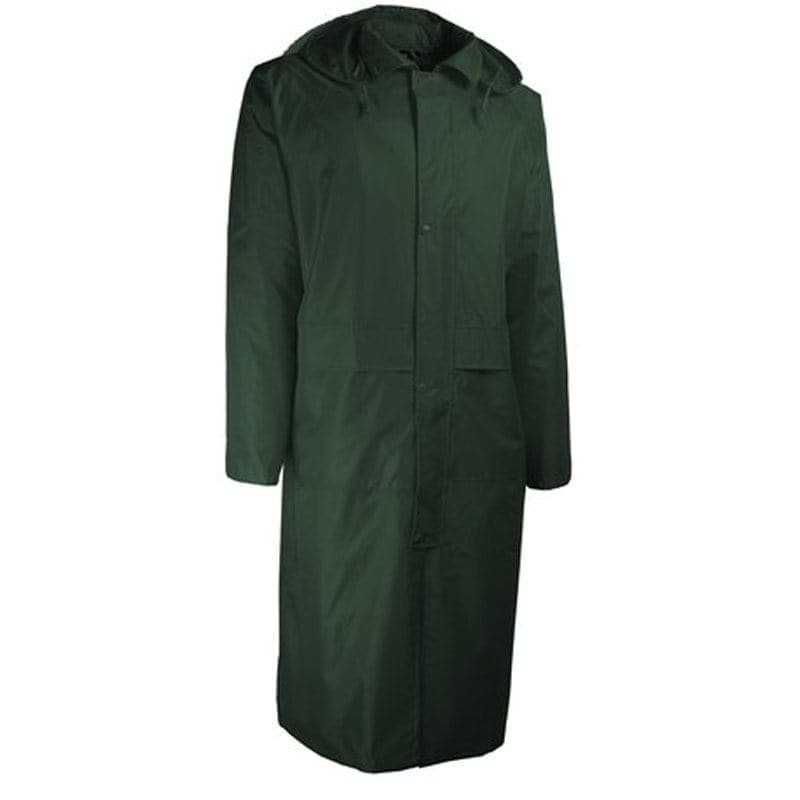 Manteau de pluie imperméable PVC avec capuche intégrée