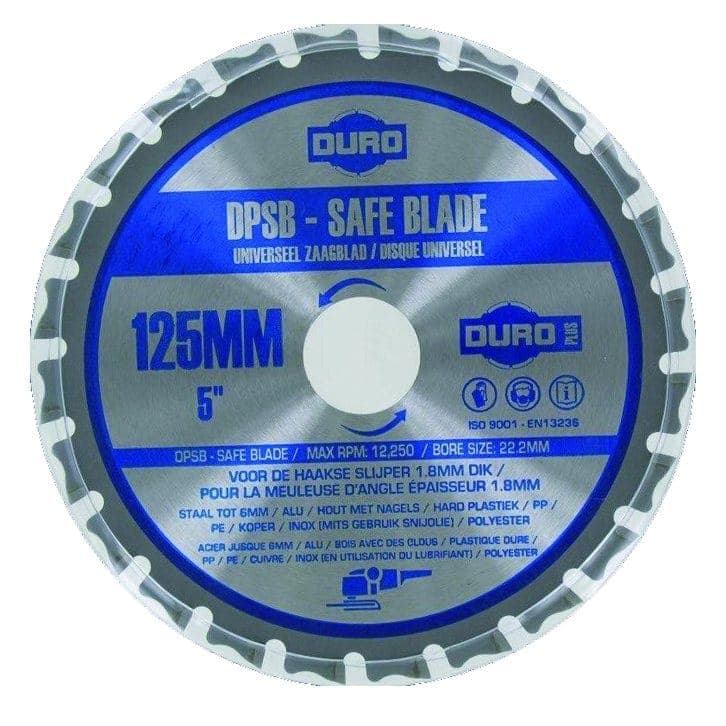 Lame universelle pour meuleuse – 125 mm