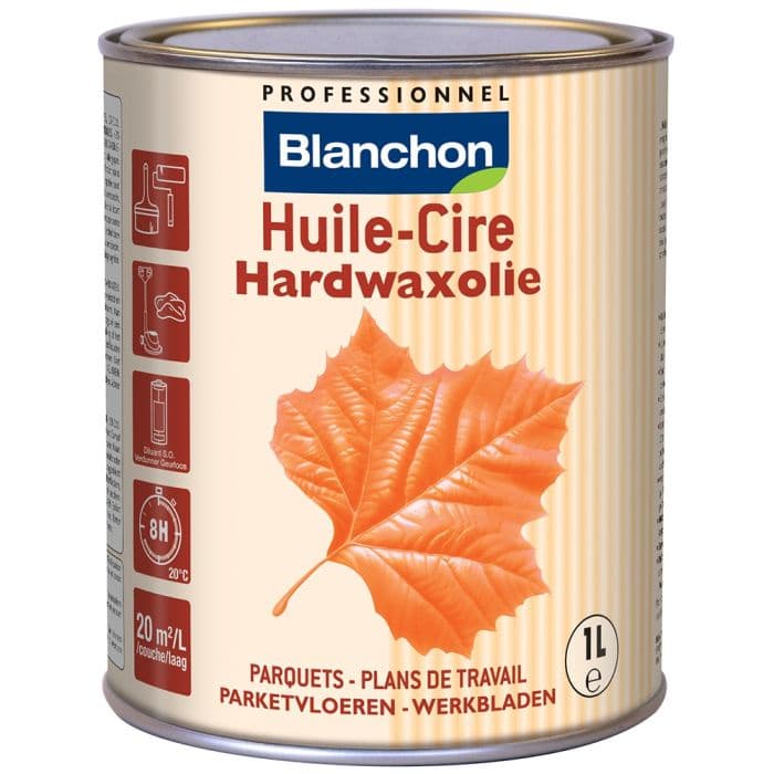 Huile cire 1 L chêne clair