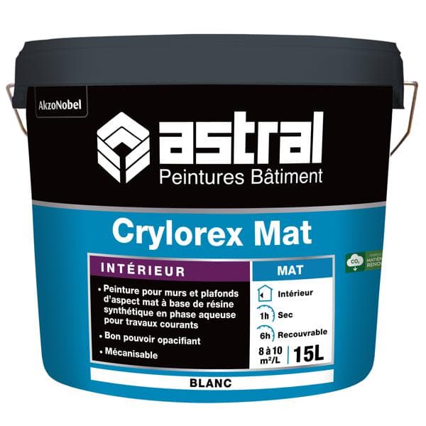 Crylorex velours blanc 5 L