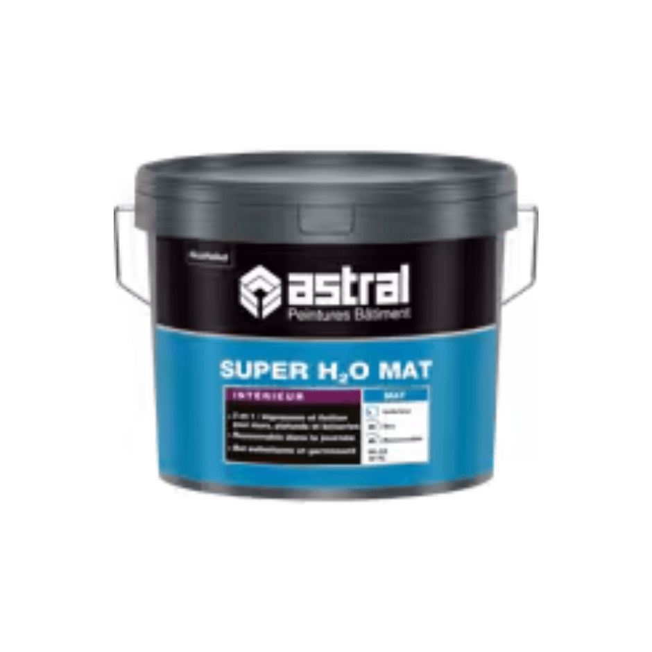 Super H2O mat blanc base P 10L