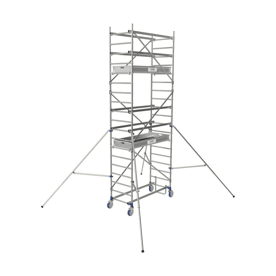 Échafaudage roulant Cross 180 – Hauteur 5,80 m
