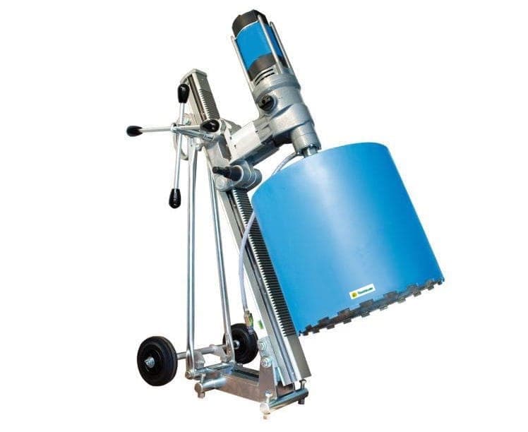 Carotteuse béton 4400 W 230V sur colonne