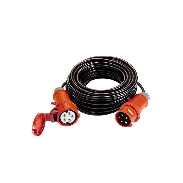 Rallonge électrique triphasée 20 m – Câble d’alimentation de chantier