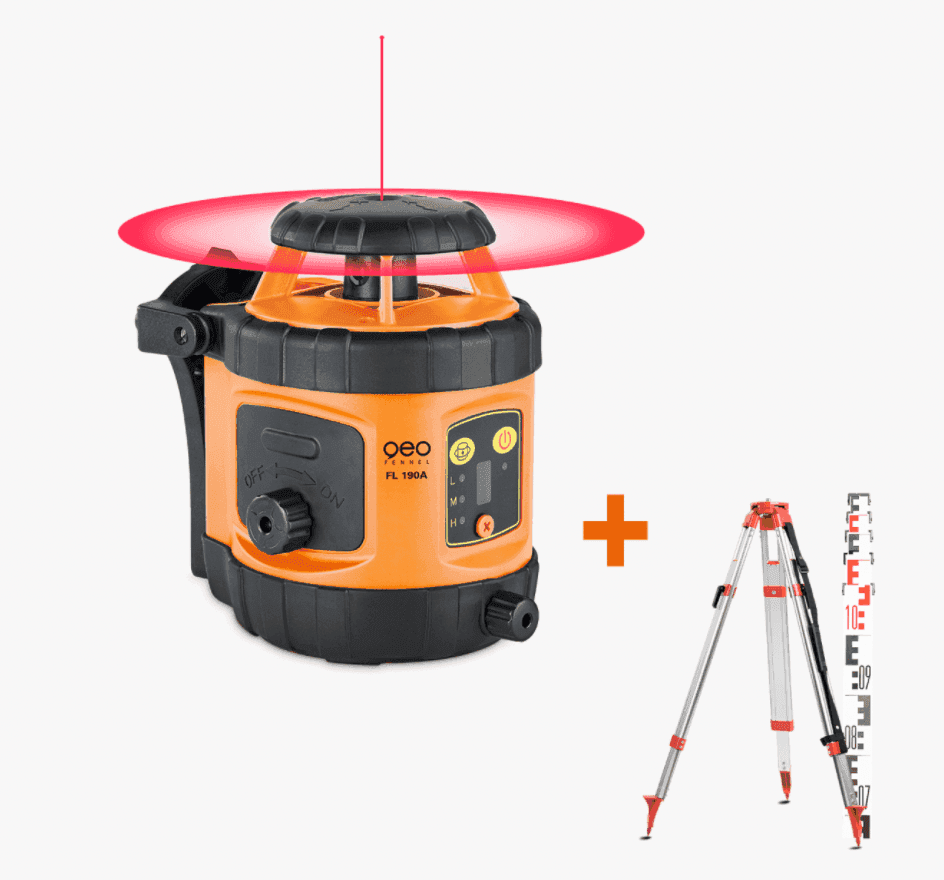 Pack Laser rotatif FL 190A + Trépied