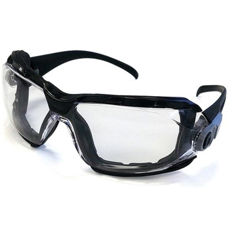 Lot de 10 lunettes de protection avec mousse amovible anti-buée