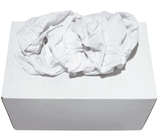 Chiffons blancs en coton - 10kg