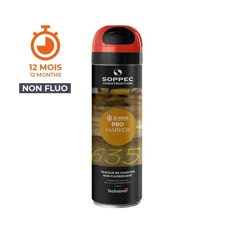 Traceur de chantier – bombe de peinture PROMARKER 500 ml