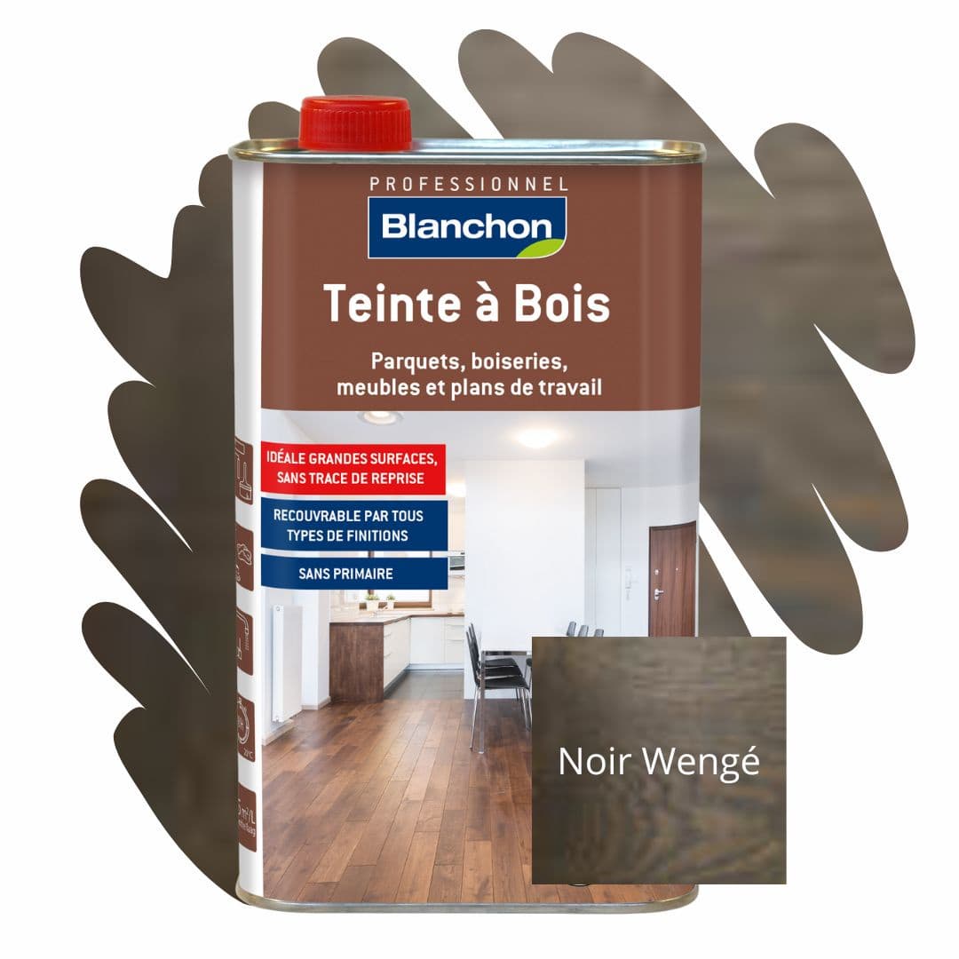 Teinte bois 1 L noir