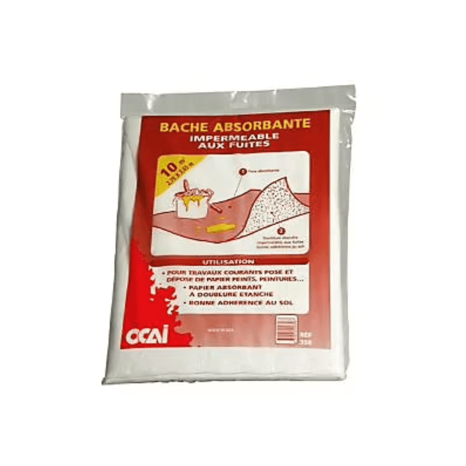 Bâche de protection absorbante 2,75 x 3,35 m